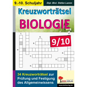 Kreuzworträtsel Biologie (Kl. 9/10)