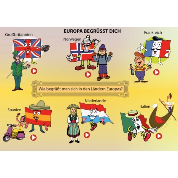 Lerne Europa kennen - Europa begrüßt dich