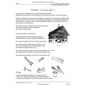 Ein Haus wird gebaut (3.-4. Klasse)