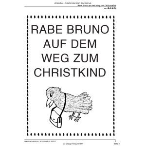 Ein Adventskalender - Rabe Bruno auf dem Weg zum...