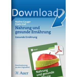 Gesunde Ernährung - Lernstationen Nahrung und...