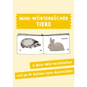 Mini-Bücher: Tiere