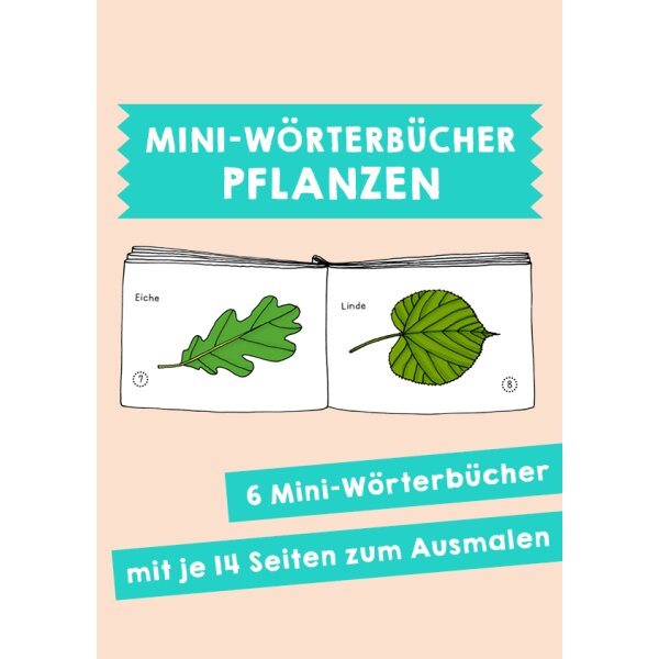 Mini-Bücher: Pflanzen