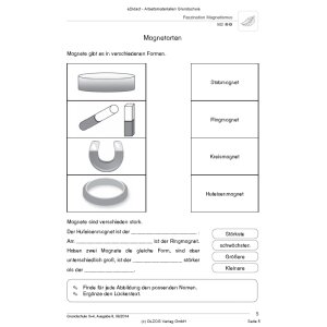 Faszination Magnetismus (3.-4. Klasse)