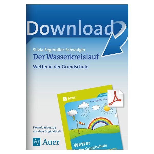 Der Wasserkreislauf - Wetter in der Grundschule