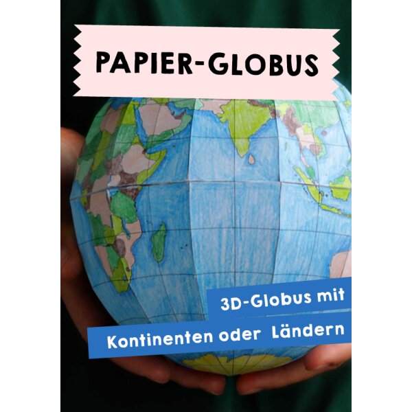 Papier-Globus selbst basteln