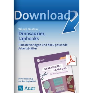 Dinosaurier-Lapbooks - Sachunterricht