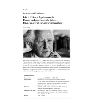 Erik H. Erikson: Psychosexuelle Phasen und psychosoziale Krisen (Abiturvorbereitung)