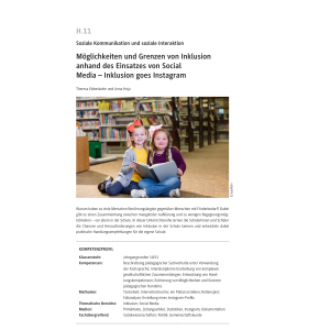 Möglichkeiten und Grenzen von Inklusion anhand des...