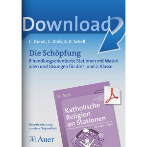 Die Schöpfung - 8 handlungsorientierte Stationen mit...