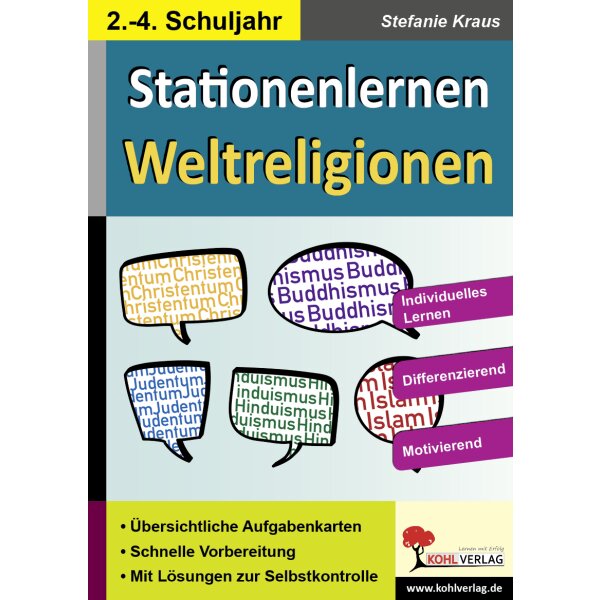 Stationenlernen Weltreligionen Grundschule