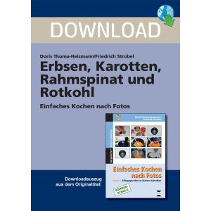 Einfaches Kochen nach Fotos- Erbsen, Karotten, Rahmspinat...