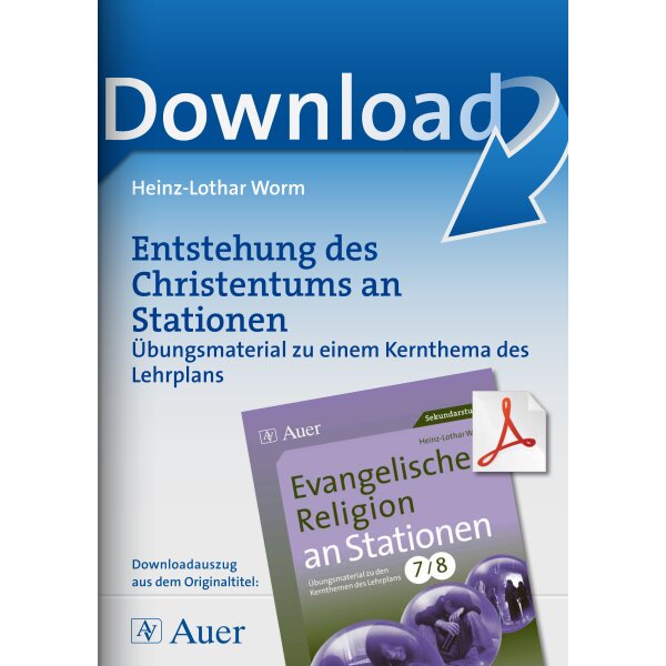 Ev. Religion an Stationen 7-8: Entstehung des Christentums