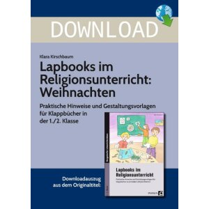 Lapbooks im Religionsunterricht - Weihnachten 1./2. Klasse