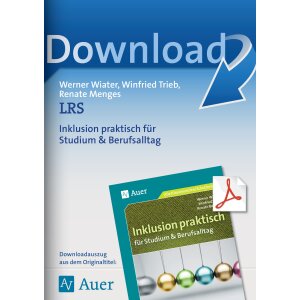 Inklusion praktisch für Studium und Berufsalltag: LRS