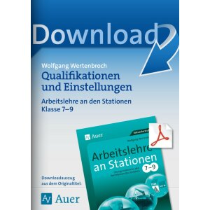 Qualifikationen und Einstellungen  - Arbeitslehre an...