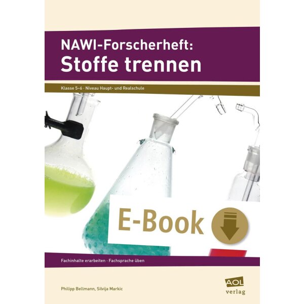 NAWI-Forscherheft: Stoffe trennen