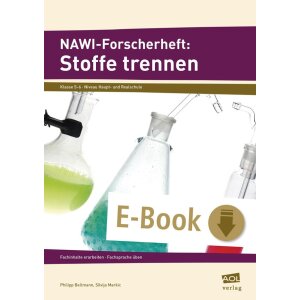 NAWI-Forscherheft: Stoffe trennen