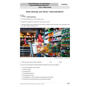 Entwicklungen im deutschen Lebensmitteleinzelhandel