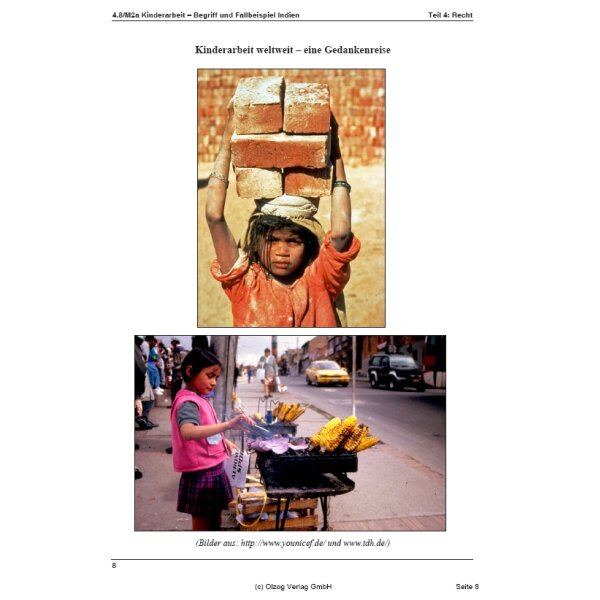 Kinderarbeit - Begriff und Fallbeispiel Indien