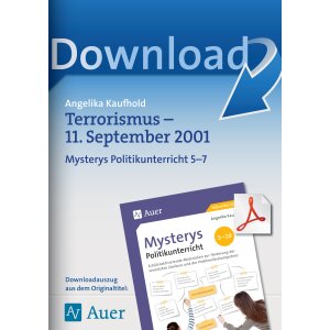 Terrorismus - 11. September 2001: Mystery Politikunterricht