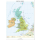 British Isles mit Phonetik. Digitale Wandkarte
