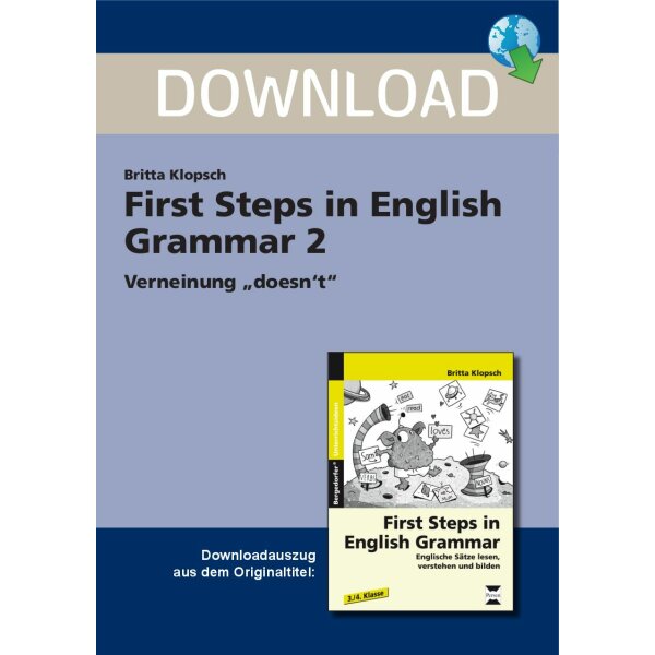 First Steps in English Grammar 2