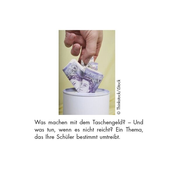 Über den Umgang mit Taschengeld diskutieren - Pocket money and what to do with it