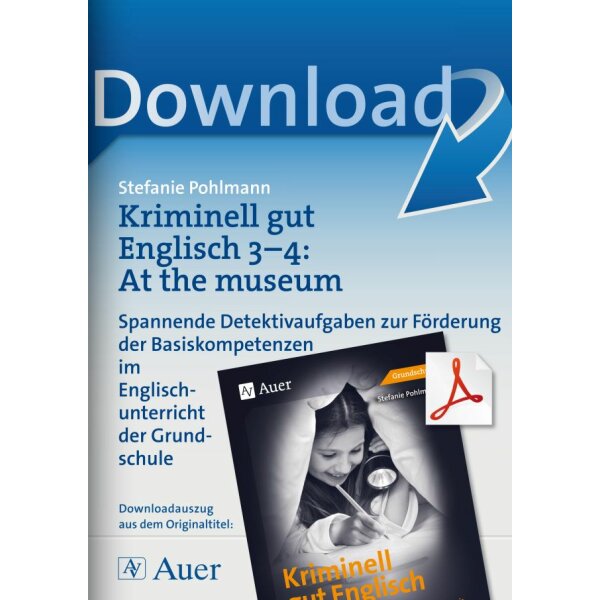 Kriminell gut Englisch Klasse 3-4: At the museum