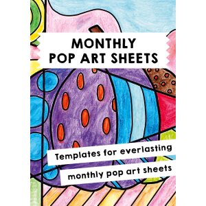 Monthly Pop Art Sheets