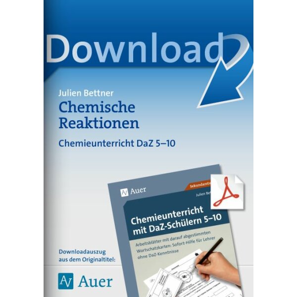 Chemische Reaktionen - Chemieunterricht mit DaZ-Schülern