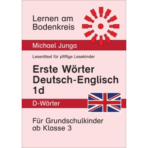 Erste Wörter mit D: Deutsch-Englisch (Wort-Bild-Karten)