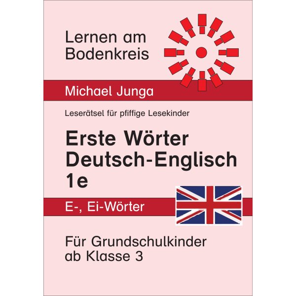 Erste Wörter mit E und Ei: Deutsch-Englisch (Wort-Bild-Karten)