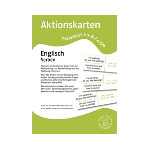 Aktionskarten: Verbs