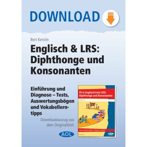 Englisch und LRS: Diphthonge / KonsonantenSpiele -...