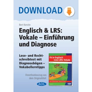 Englisch und LRS: Vokale - Einführung und Diagnose -...