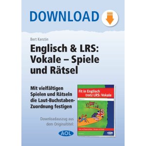 Englisch und LRS: Vokale - Spiele und Rätsel - Mit...