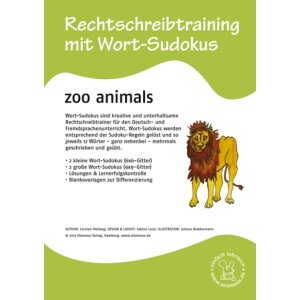 Wort-Sudokus: Zootiere