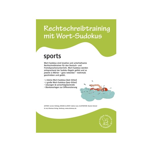 Wort-Sudokus: Sportarten