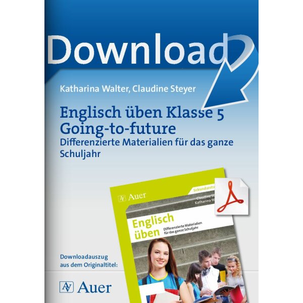 Englisch üben Klasse 5: Going-to-future