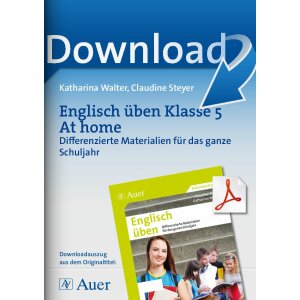 Englisch üben Klasse 5: At home