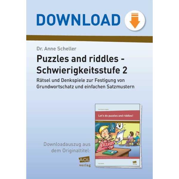 Puzzles and riddles - Schwierigkeitsstufe 2