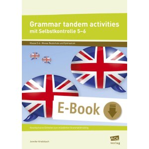Grammar tandem activities mit Selbstkontrolle: Klasse 5-6