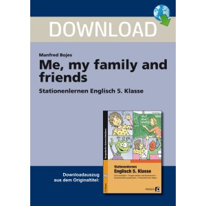 Me, my family and friends - Stationenlernen Englisch...