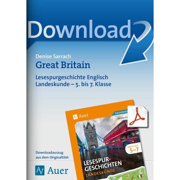 Great Britain - Lesespurgeschichte Englisch Kl. 5-7