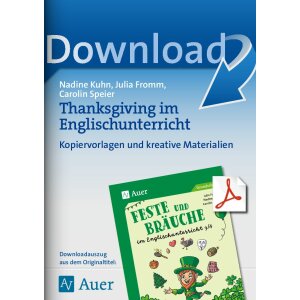 Thanksgiving im Englischunterricht Kl. 3/4