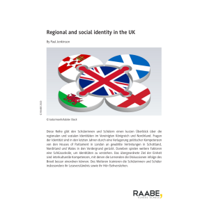 Regional and social identity in the UK