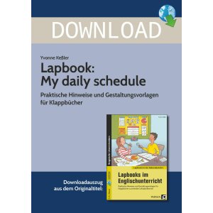 My daily schedule - Lapbook Englisch Kl.5/6