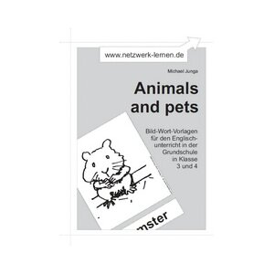 Bild-Wort-Vorlagen: Animals and Pets