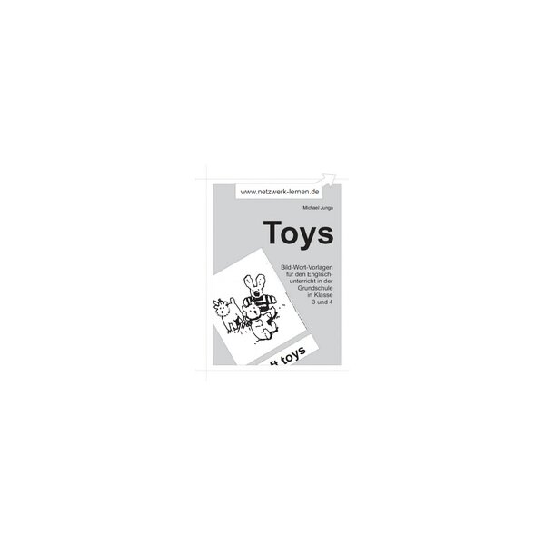 Bild-Wort-Vorlagen: Toys